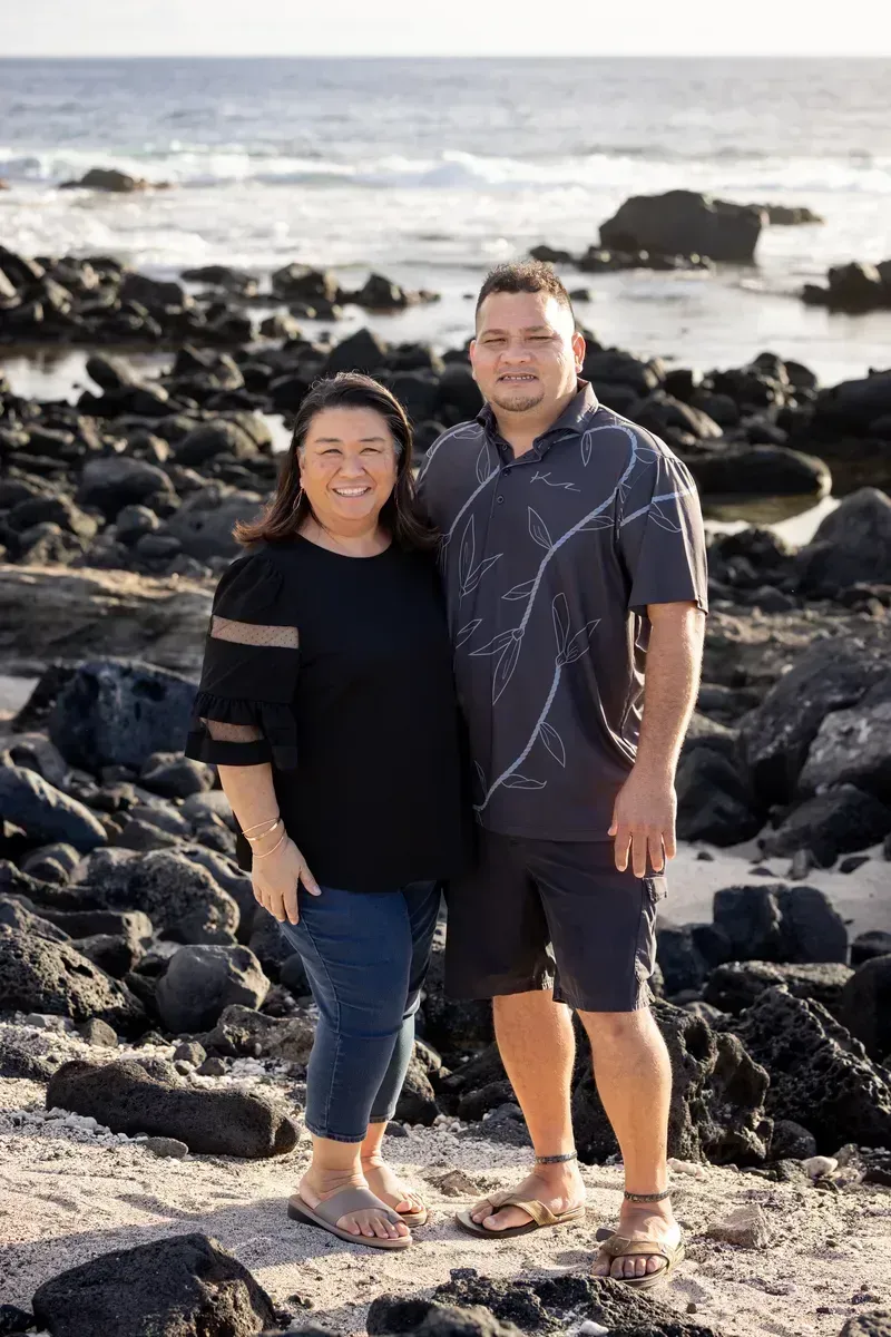 Tracey Apoliona-Youngstrom and Brightwell Youngstrom of Hawaiʻi Island Catering Company